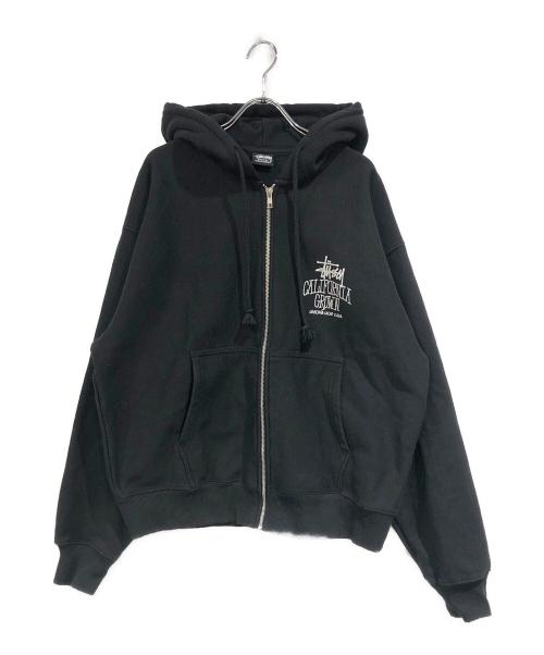 stussy（ステューシー）stussy (ステューシー) Cali Grown Zip Hood ブラック サイズ:SIZE Lの古着・服飾アイテム