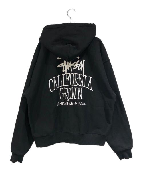 stussy（ステューシー）stussy (ステューシー) Cali Grown Zip Hood ブラック サイズ:SIZE Lの古着・服飾アイテム