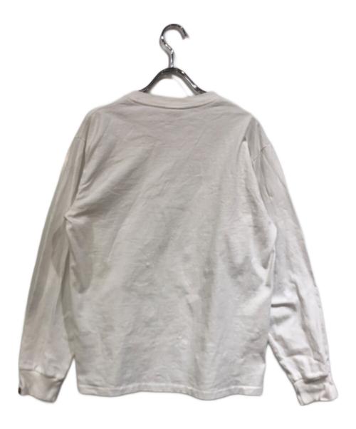 A BATHING APE（ア ベイシング エイプ）A BATHING APE (ア ベイシング エイプ) CITY CAMO COLLEGE LS TEE ホワイト サイズ:SIZE Mの古着・服飾アイテム