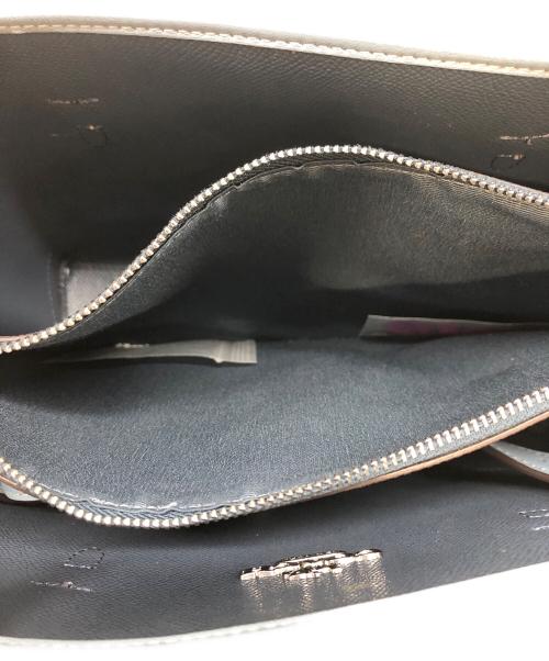 COACH（コーチ）COACH (コーチ) モリー トート 25・シグネチャー シャンブレー ブルーの古着・服飾アイテム