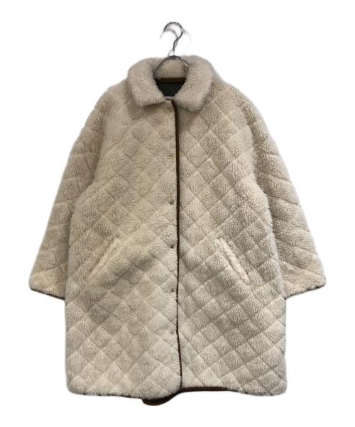 Traditional Weatherwear（トラディショナルウェザーウェア）Traditional Weatherwear (トラディショナルウェザーウェア) Plage (プラージュ) ボアジャケット アイボリー サイズ:SIZE M (UK 34)の古着・服飾アイテム