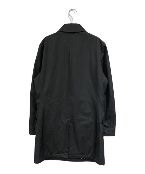 BURBERRY BLACK LABEL（バーバリーブラックレーベル）BURBERRY BLACK LABEL (バーバリーブラックレーベル) 裏地ノバチェックステンカラーコート ブラック サイズ:SIZE Mの古着・服飾アイテム