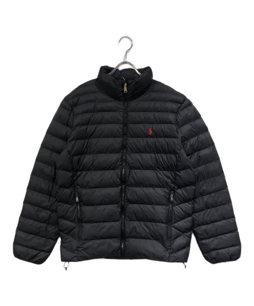 POLO RALPH LAUREN（ポロ・ラルフローレン）POLO RALPH LAUREN (ポロ・ラルフローレン) ポニー刺繍中綿ジャケット ブラック サイズ:SIZE Mの古着・服飾アイテム