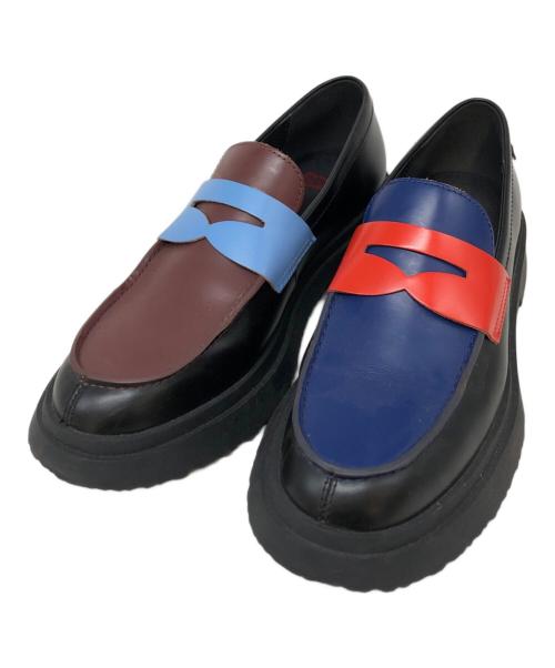 CAMPER（カンペール）CAMPER (カンペール) TWINSマルチカラーローファー ブラック サイズ:SIZE 40の古着・服飾アイテム