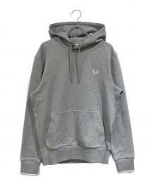 FRED PERRY（フレッドペリー）の古着「Tipped Hooded Sweatshirt」｜グレー