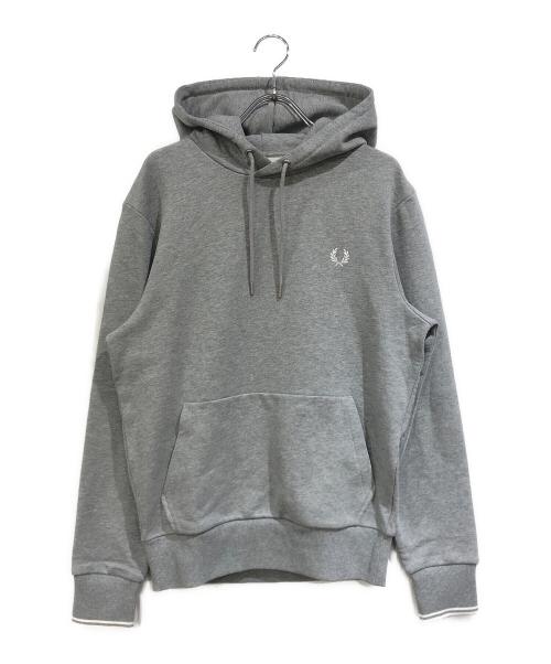 FRED PERRY（フレッドペリー）FRED PERRY (フレッドペリー) Tipped Hooded Sweatshirt グレー サイズ:S 未使用品の古着・服飾アイテム