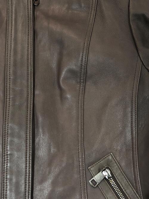 BURBERRY LONDON（バーバリーロンドン）BURBERRY LONDON (バーバリーロンドン) 裏ノバチェックライダースジャケット ブラウン サイズ:SIZE 46の古着・服飾アイテム