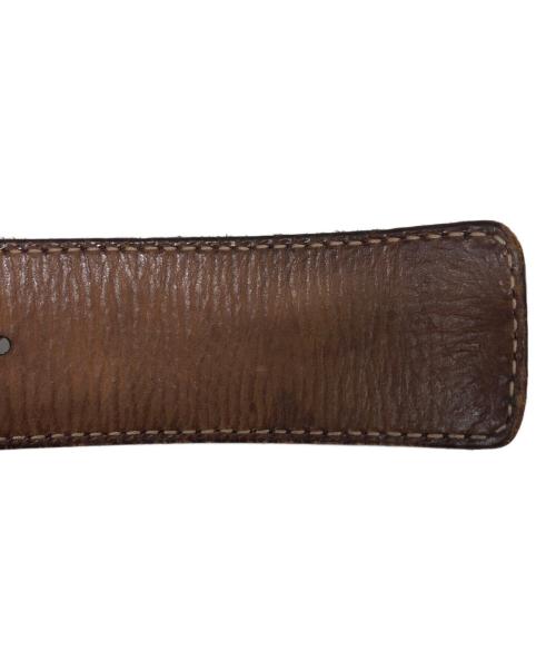 GUCCI（グッチ）GUCCI (グッチ) インターロッキングGGバックベルト ブラックの古着・服飾アイテム