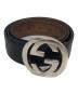 GUCCI（グッチ）の古着「インターロッキングGGバックベルト」｜ブラック