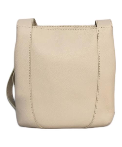 PELLE MORBIDA（ペッレモルビダ）PELLE MORBIDA (ペッレモルビダ) Vela/スリムショルダーバッグ アイボリーの古着・服飾アイテム