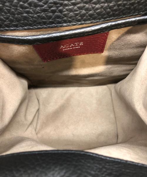 ACATE（アカーテ）ACATE (アカーテ) NUOVO NUBUCK/ヌーヴォ ヌ ヌバック ハンドバッグ ブラックの古着・服飾アイテム