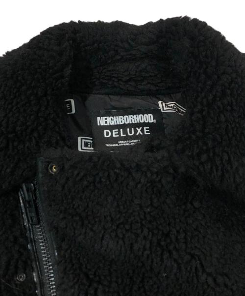 NEIGHBORHOOD（ネイバーフッド）NEIGHBORHOOD (ネイバーフッド) DELUXE (デラックス) ボアジャケット ブラック サイズ:SIZE Sの古着・服飾アイテム
