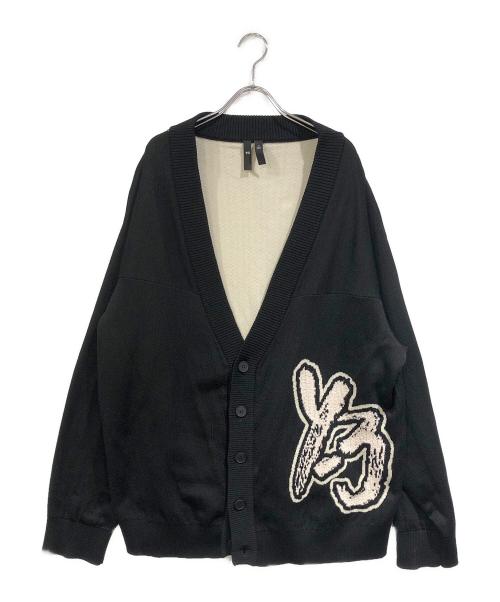 Y-3（ワイスリー）Y-3 (ワイスリー) LOGO KNIT CARDIGAN ブラック サイズ:SIZE XSの古着・服飾アイテム