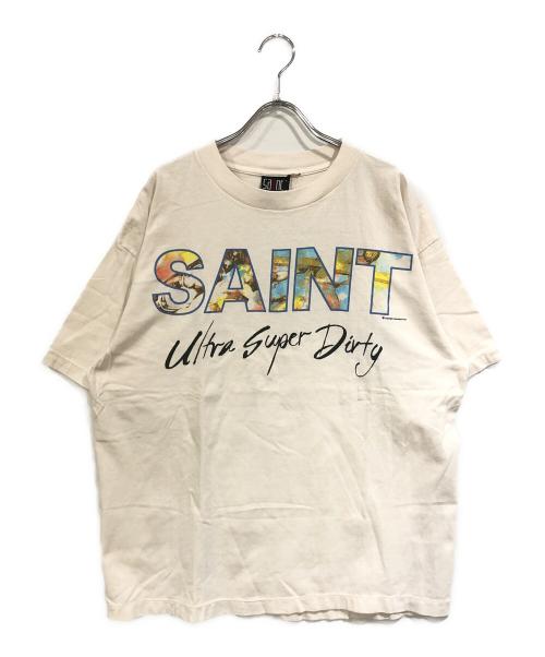 SAINT MICHAEL（セントマイケル）SAINT MICHAEL (セントマイケル) SS TEE/SUPER DIRTY/WHITE ホワイト サイズ:Lの古着・服飾アイテム
