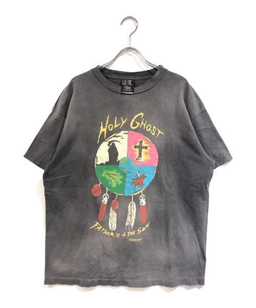 SAINT MICHAEL（セントマイケル）SAINT MICHAEL (セントマイケル) LM SS TEE / HOLY GHOST ブラック サイズ:Lの古着・服飾アイテム