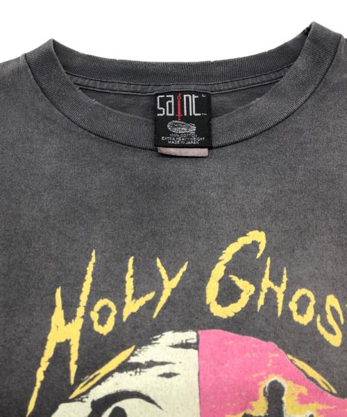 SAINT MICHAEL（セントマイケル）SAINT MICHAEL (セントマイケル) LM SS TEE / HOLY GHOST ブラック サイズ:Lの古着・服飾アイテム