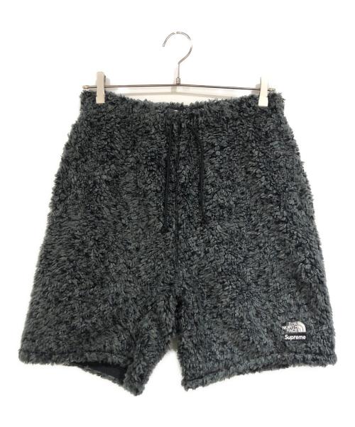 SUPREME（シュプリーム）Supreme (シュプリーム) THE NORTH FACE (ザ ノース フェイス) HIGH PILE FLEECE SHORT グレー サイズ:Sの古着・服飾アイテム