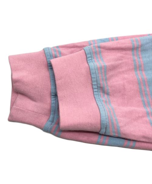 SUPREME（シュプリーム）Supreme (シュプリーム) Stripe Pocket T ピンク サイズ:Mの古着・服飾アイテム