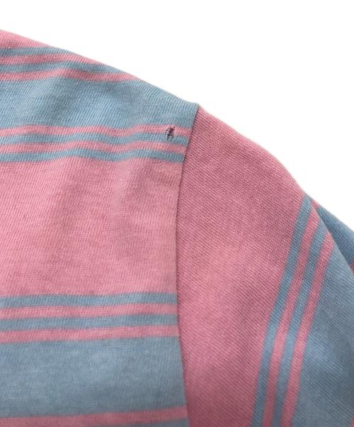 SUPREME（シュプリーム）Supreme (シュプリーム) Stripe Pocket T ピンク サイズ:Mの古着・服飾アイテム