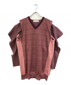 中古・古着通販】ryaw (リャウ) Leaf vein VEST グレー サイズ:なし