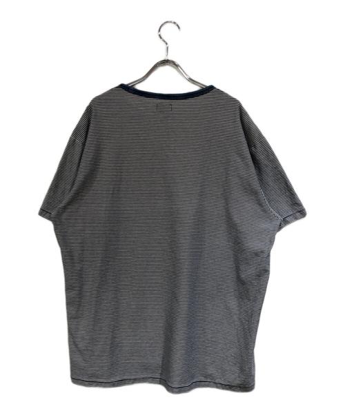 RRL（ダブルアールエル）RRL (ダブルアールエル) ボーダーカットソー ネイビー サイズ:SIZE XLの古着・服飾アイテム