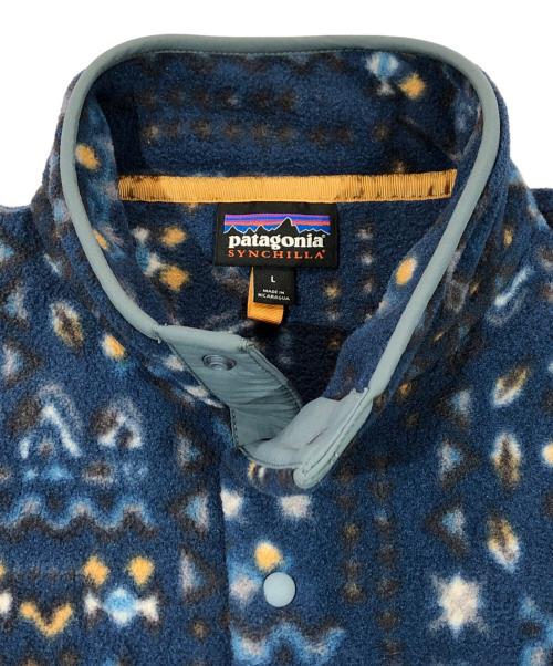 Patagonia（パタゴニア）Patagonia (パタゴニア) Lightweight Synchilla Snap-T Pullover ネイビー サイズ:SIZE Lの古着・服飾アイテム