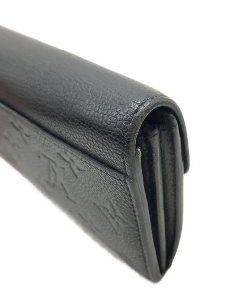 LOUIS VUITTON（ルイ ヴィトン）LOUIS VUITTON (ルイ ヴィトン) 長財布 ブラックの古着・服飾アイテム