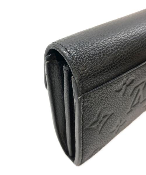 LOUIS VUITTON（ルイ ヴィトン）LOUIS VUITTON (ルイ ヴィトン) 長財布 ブラックの古着・服飾アイテム