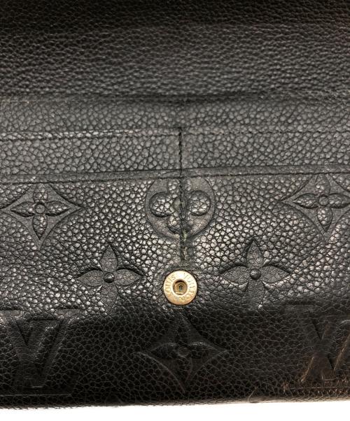 LOUIS VUITTON（ルイ ヴィトン）LOUIS VUITTON (ルイ ヴィトン) 長財布 ブラックの古着・服飾アイテム