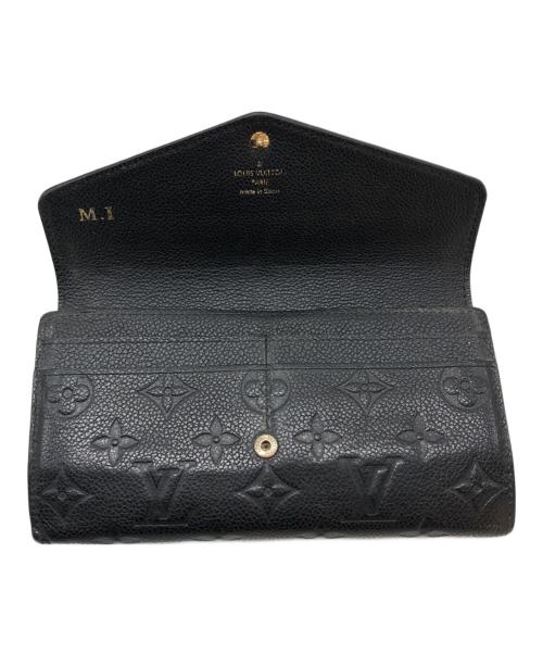 LOUIS VUITTON（ルイ ヴィトン）LOUIS VUITTON (ルイ ヴィトン) 長財布 ブラックの古着・服飾アイテム