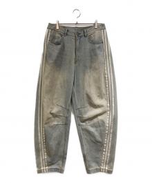 adidas（アディダス）の古着「バナナフィットウォッシュドデニムパンツ」｜ブルー