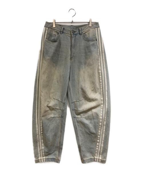 adidas（アディダス）adidas (アディダス) バナナフィットウォッシュドデニムパンツ ブルー サイズ:SIZE 73.5cm (W29)の古着・服飾アイテム