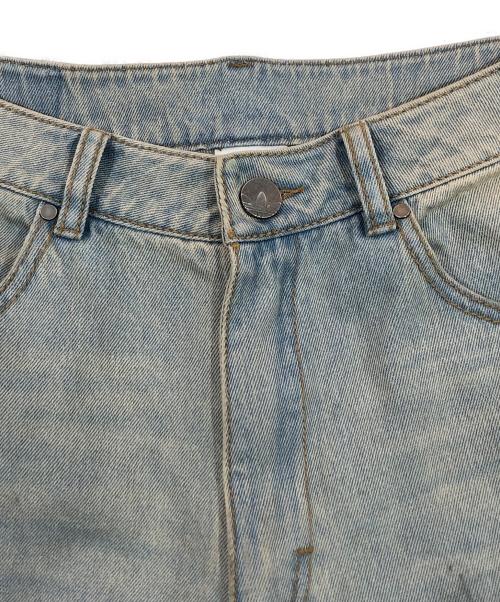 adidas（アディダス）adidas (アディダス) バナナフィットウォッシュドデニムパンツ ブルー サイズ:SIZE 73.5cm (W29)の古着・服飾アイテム