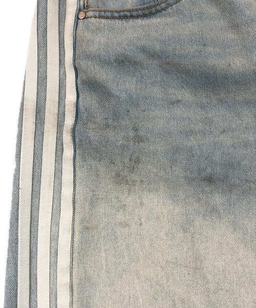 adidas（アディダス）adidas (アディダス) バナナフィットウォッシュドデニムパンツ ブルー サイズ:SIZE 73.5cm (W29)の古着・服飾アイテム