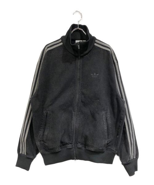 adidas（アディダス）adidas (アディダス) デニムファイヤーバードトラックトップ ブラック サイズ:SIZE XLの古着・服飾アイテム
