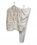 GABRIELE PASINIガブリエレパジーニ）の古着「ストライプセットアップ」｜ホワイト