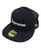 SUPREME×New Eraシュプリーム×ニューエラ）の古着「BOX LOGO MESH BACK CAP」｜ネイビー
