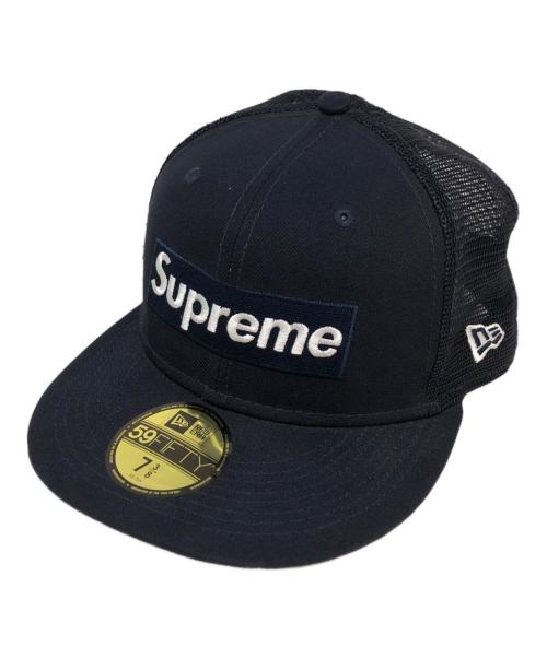 SUPREME（シュプリーム）SUPREME (シュプリーム) New Era (ニューエラ) BOX LOGO MESH BACK CAP ネイビーの古着・服飾アイテム