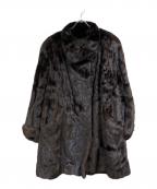 BLACK GLAMAブラックグラマ）の古着「ミンクショートコート」｜ブラウン