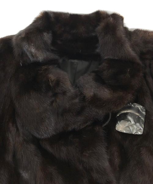 BLACK GLAMA（ブラックグラマ）BLACK GLAMA (ブラックグラマ) ミンクショートコート ブラウン サイズ:なしの古着・服飾アイテム