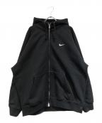 NIKE×SUPREMEナイキ×シュプリーム）の古着「Zip Up Hooded Sweats」｜ブラック