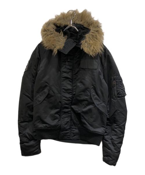 Hysteric Glamour（ヒステリックグラマー）Hysteric Glamour (ヒステリックグラマー) N-2Bジャケット ブラック サイズ:SIZE Mの古着・服飾アイテム