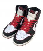 NIKEナイキ）の古着「ハイカットスニーカー」｜ホワイト×ブラック