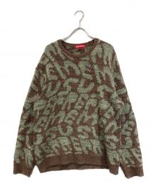 SUPREME（シュプリーム）の古着「Stacked Sweater」｜グリーン×ブラウン