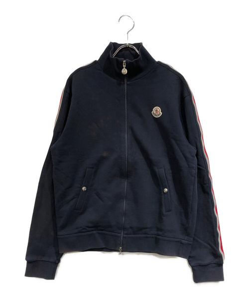 MONCLER（モンクレール）MONCLER (モンクレール) アームリフレクティブトリコロールライン トラックジャケット ネイビー サイズ:SIZE Lの古着・服飾アイテム