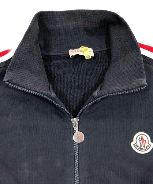 MONCLER（モンクレール）MONCLER (モンクレール) アームリフレクティブトリコロールライン トラックジャケット ネイビー サイズ:SIZE Lの古着・服飾アイテム