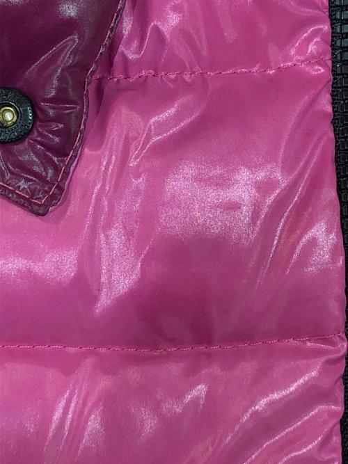 MONCLER（モンクレール）MONCLER (モンクレール) ダウンジャケット ピンク サイズ:SIZE 0の古着・服飾アイテム