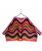 PLEATS PLEASEプリーツプリーズ）の古着「プリーツブラウス」｜ピンク