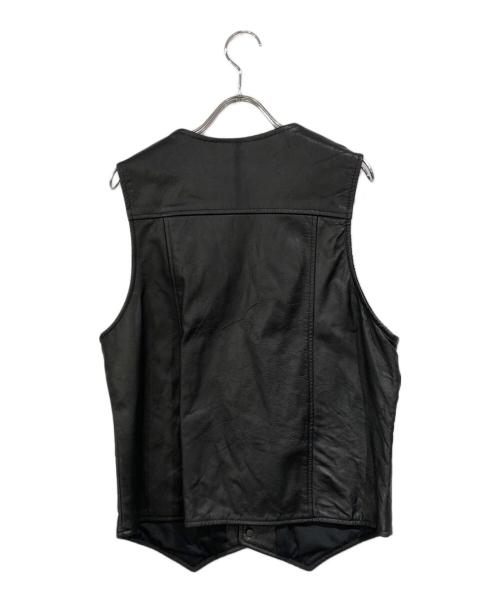 SUPREME（シュプリーム）Supreme (シュプリーム) Schott (ショット) レザーベスト ブラック サイズ:SIZE Mの古着・服飾アイテム