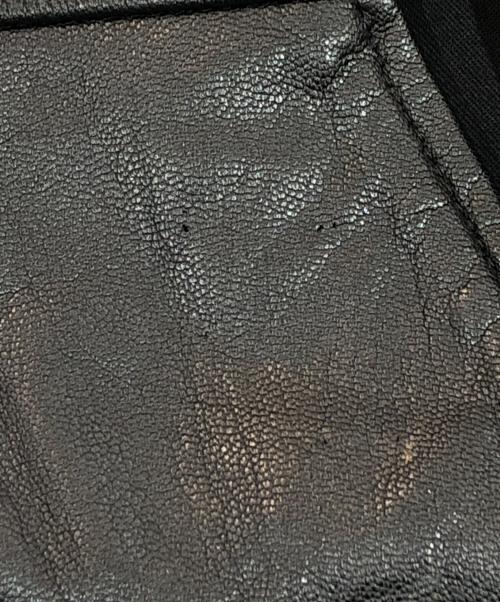 SUPREME（シュプリーム）Supreme (シュプリーム) Schott (ショット) レザーベスト ブラック サイズ:SIZE Mの古着・服飾アイテム